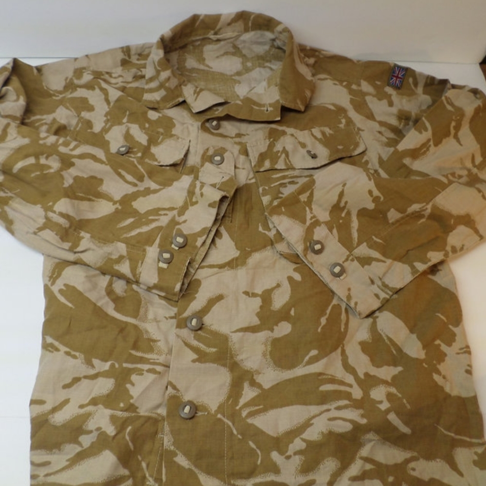 British desert DPM camo field shirt